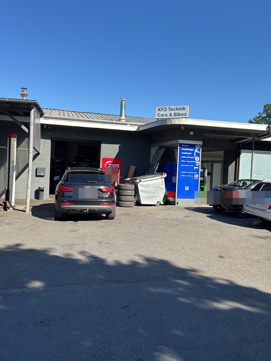 KFZ-Technik Lafci, Werkstatt-Schaufenster in Marl